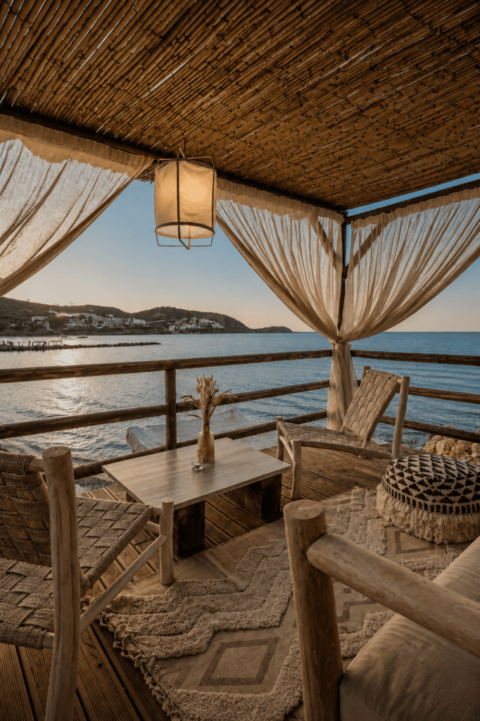VIP beach cabana with jacuzzi in Bali Crete